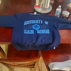 Vintage Russel university of San Diego Crewneck LARGE